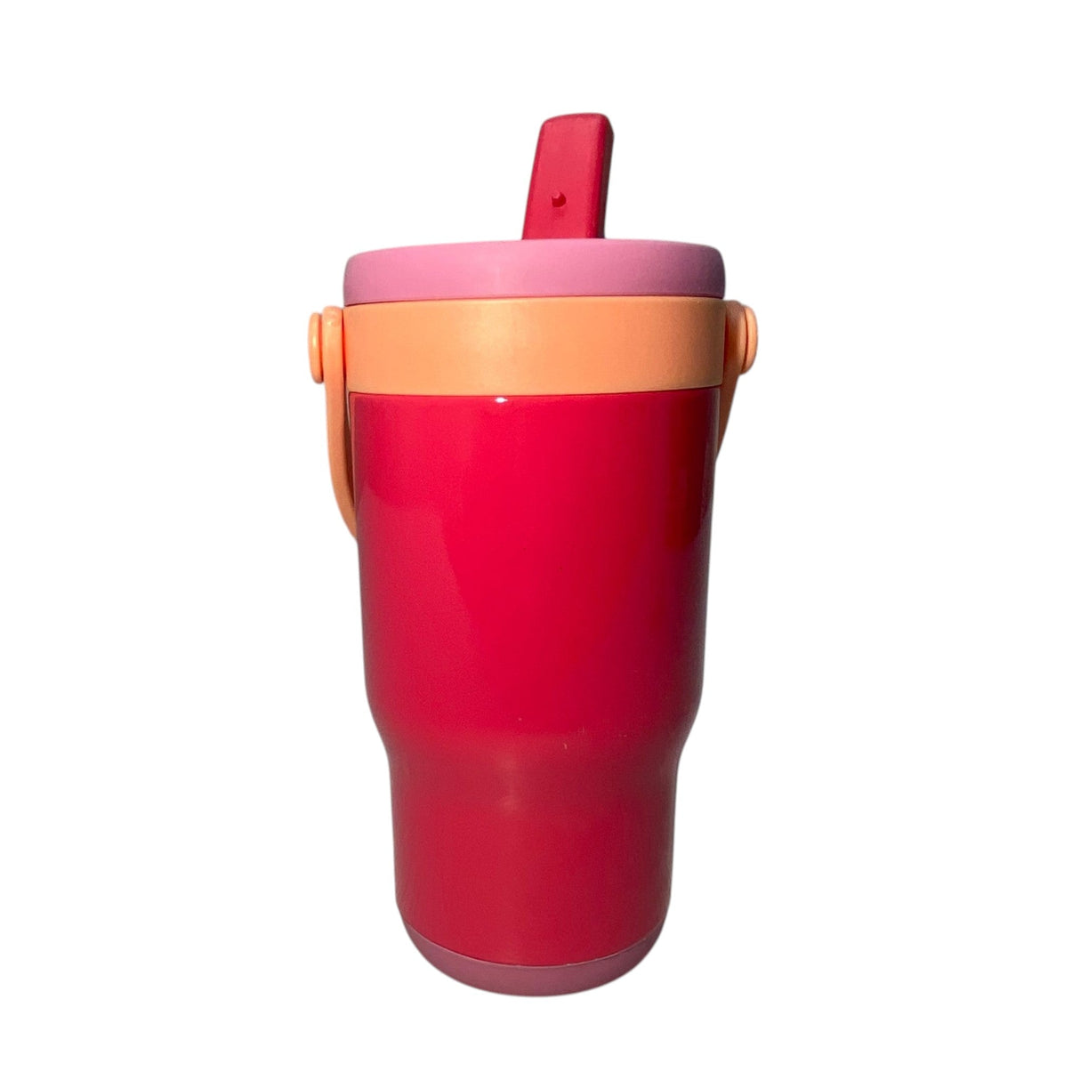 Reduce 414ml Insulated Chiller Cup with Folding Straw - Pink
