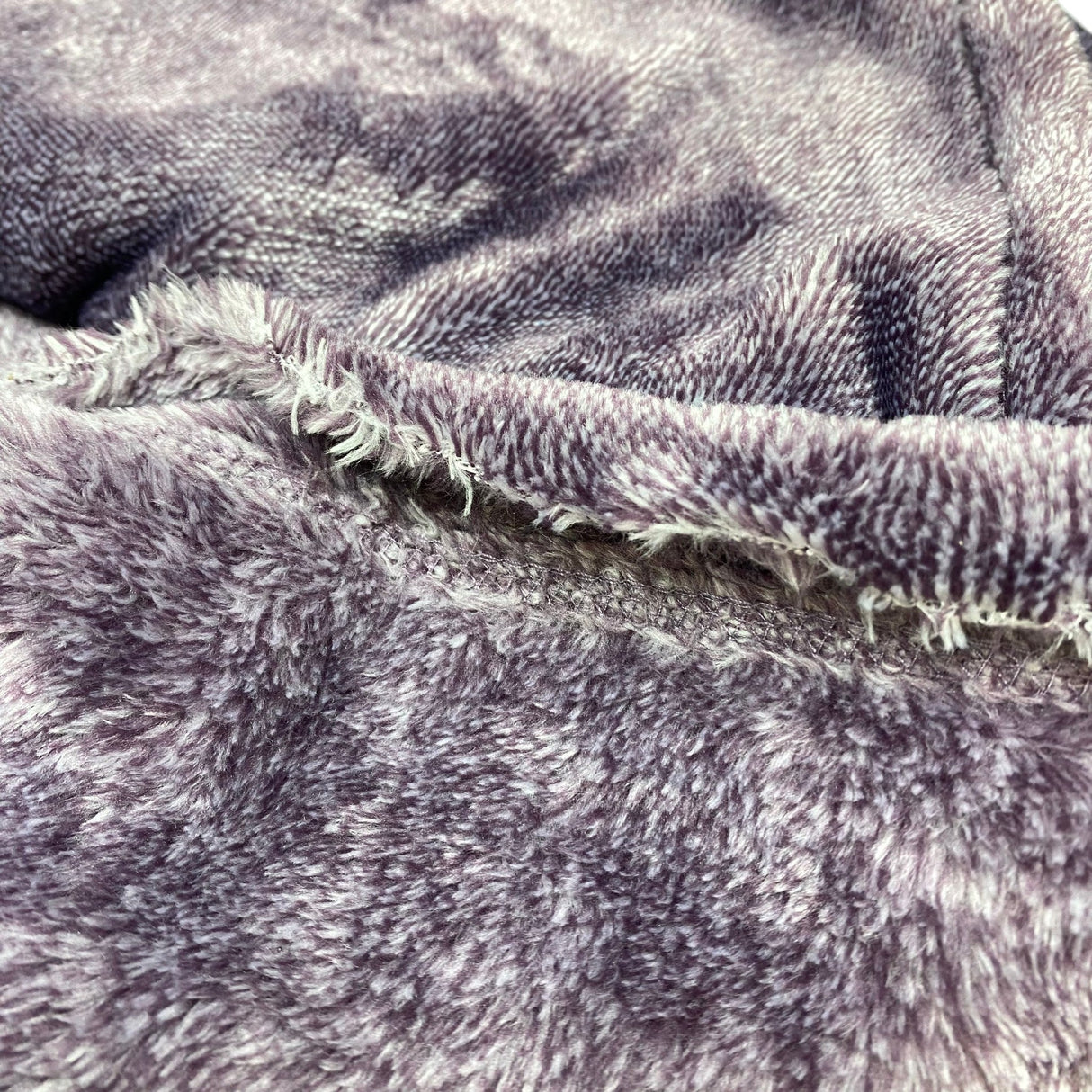 Berkshire Heathered Plush Blanket - King 284 x 234 cm - Purple