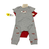 Pekkle Baby 4 Piece Cotton Daywear Set - Balloons/Planes - 6 Months