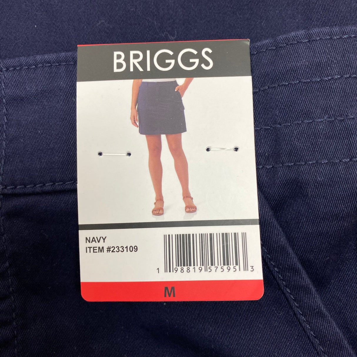 Briggs Women's Cargo Pocket Skirt - Navy SIZE - Medium