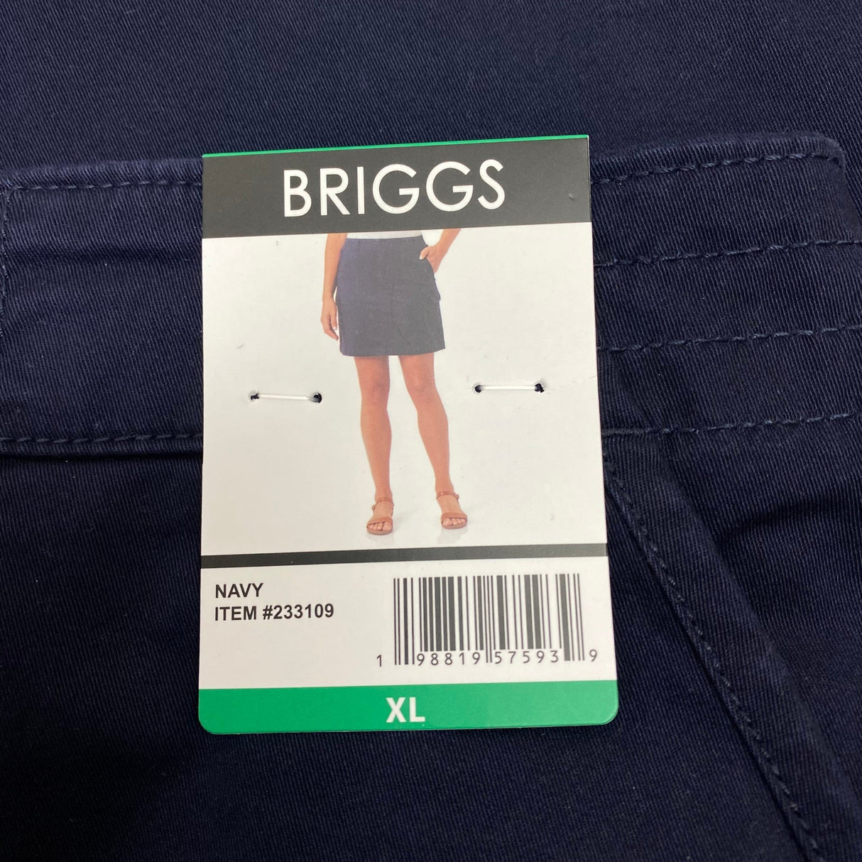 Briggs Women's Cargo Pocket Skirt - Navy SIZE - Extra Large