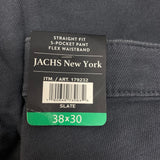 Jachs Men's Straight Fit 5 Pocket Pant - Slate SIZE - 38