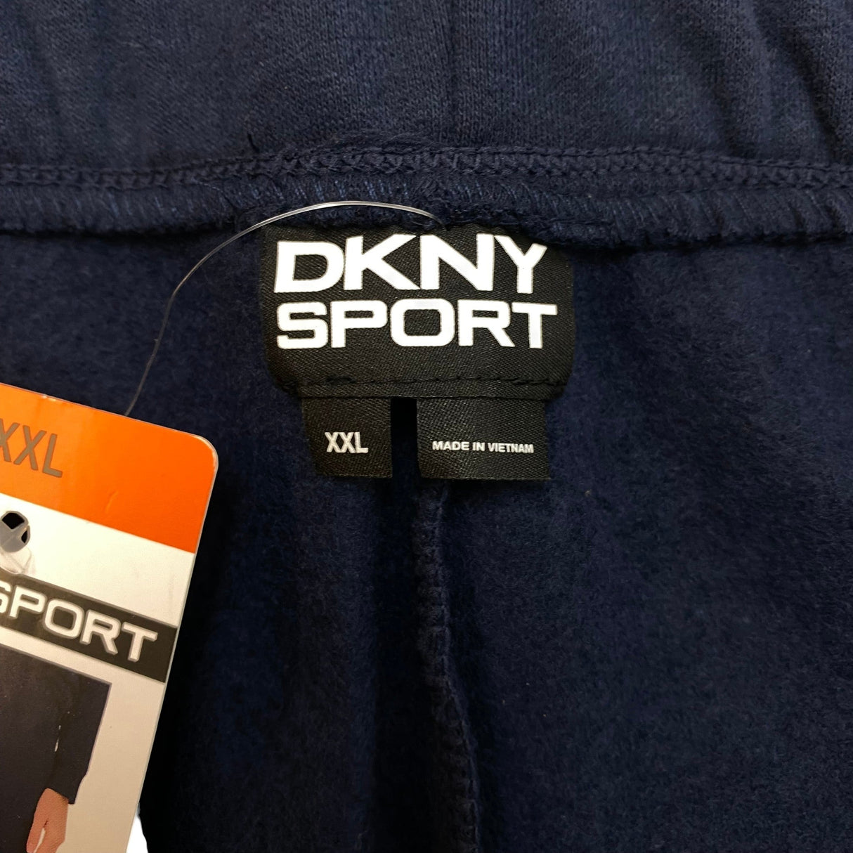 DKNY Women's Fleece Pant - Navy SIZE - XXL