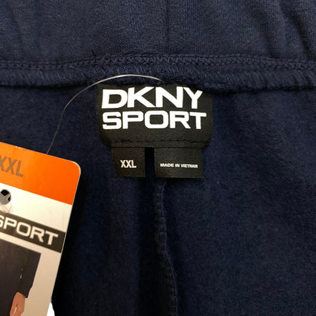 DKNY Women's Fleece Pant - Navy SIZE - XXL