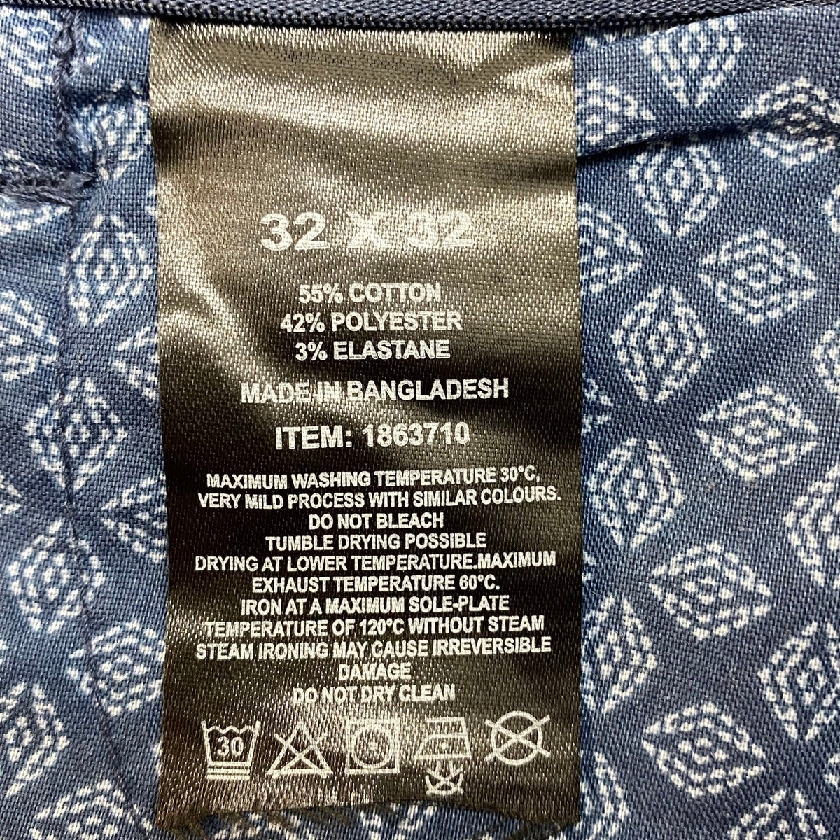 English Laundry Men's Straight Fit Air Touch Comfort Pant - Blue SIZE - 32