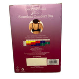 Carole Hochman 2 Pack Seamless Comfort Bra Black/Mocha SIZE - Large
