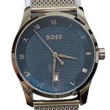 Boss Principle SS Blue Dial Men's Watch