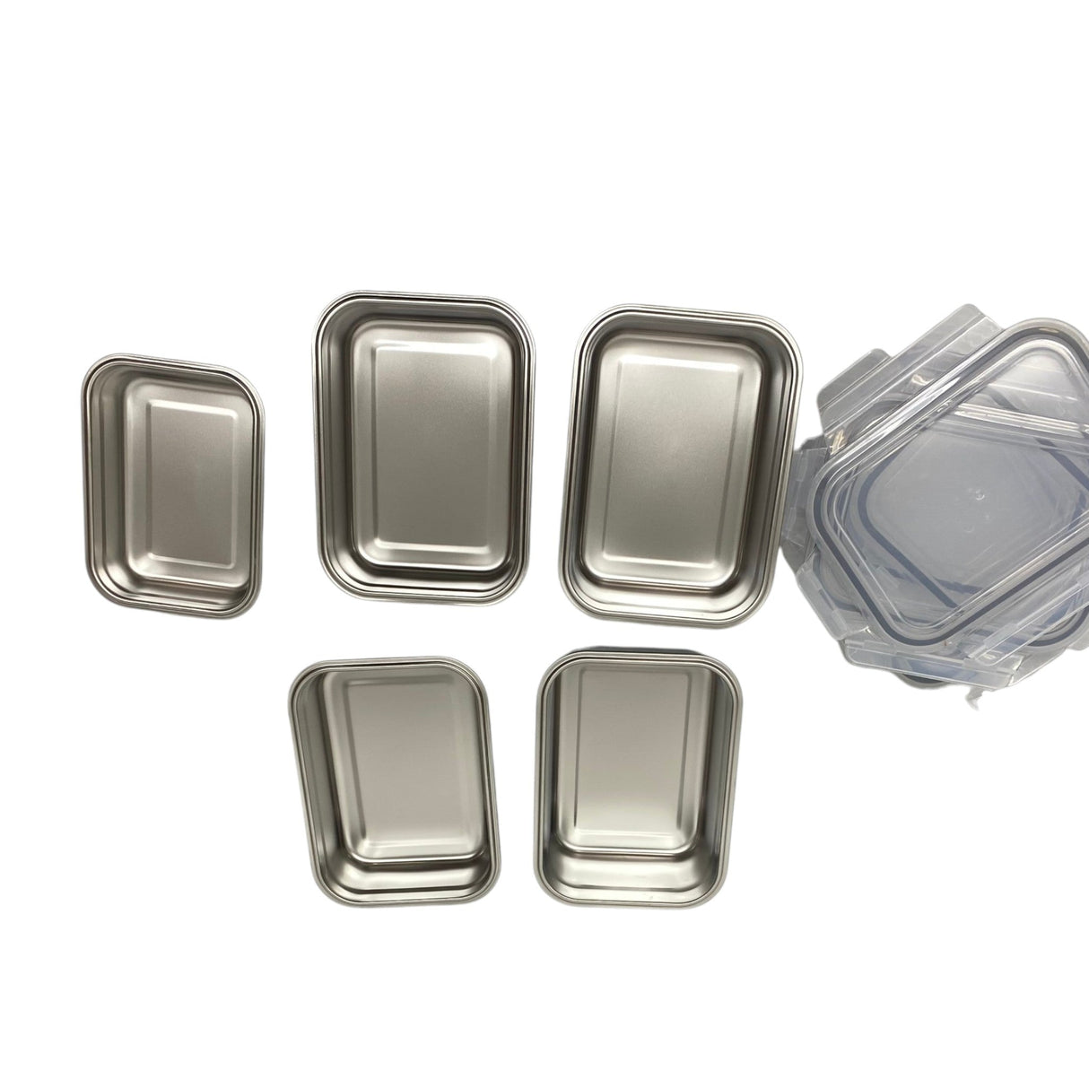 Neoflam 10 Piece Stainless Steel Container Set with Lids