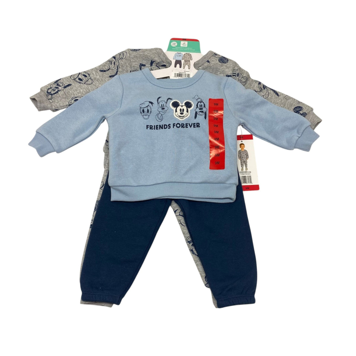 Mad Engine Kid's Disney Friends Sweatshirt & Jogger Set - 9 Months