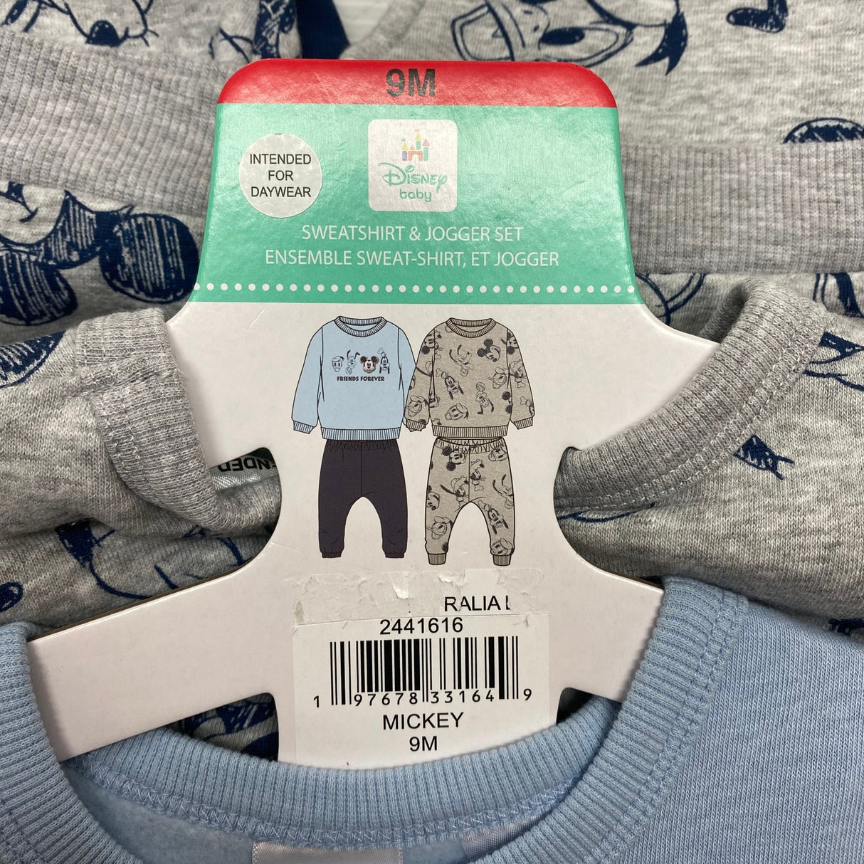 Mad Engine Kid's Disney Friends Sweatshirt & Jogger Set - 9 Months