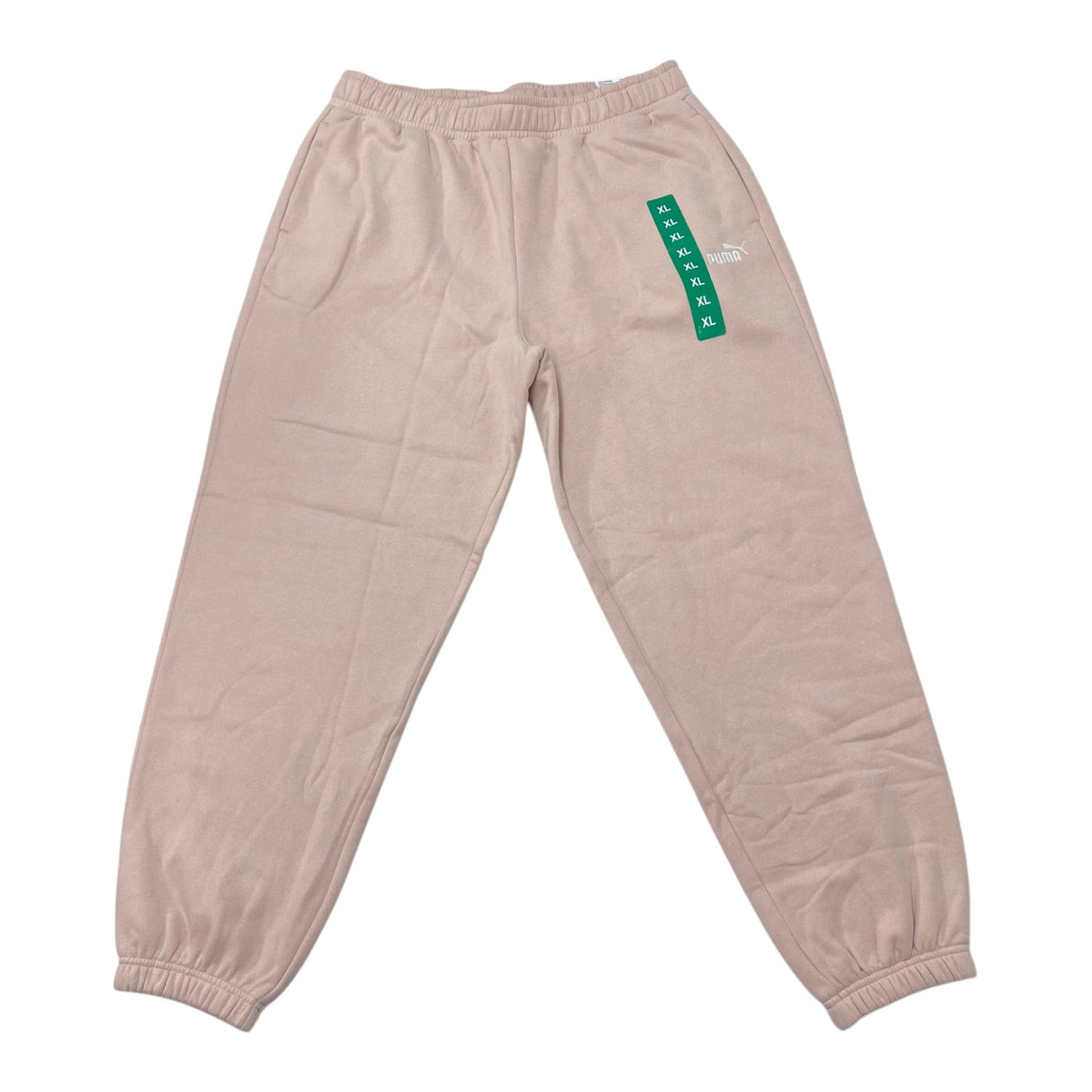Puma Women's Fleece Trackpant - Rose Quartz SIZE - Extra Large