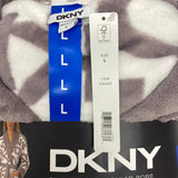 DKNY Women's Plush Shawl Collar Robe - Mauve SIZE - Large