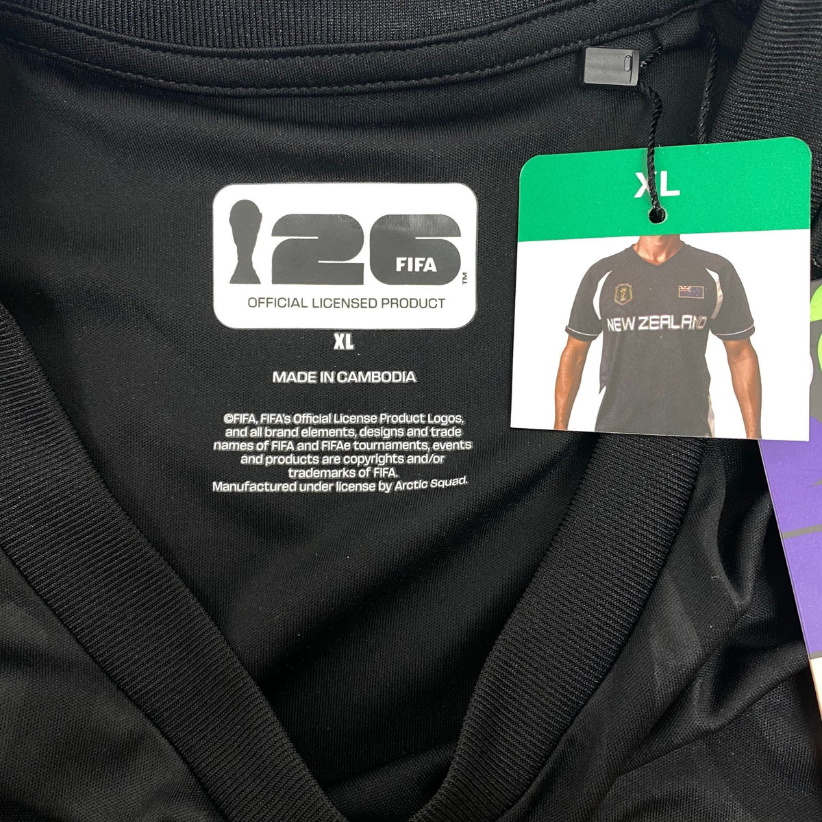 FIFA Men's Licensed 2026 FIFA Jersey - New Zealand SIZE - Extra Large