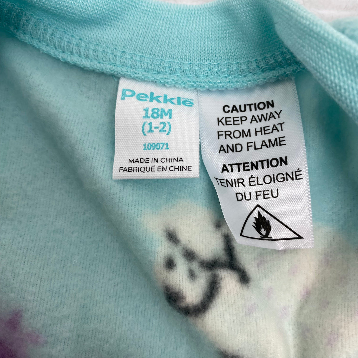 Pekkle Girl's Fleece Sleepsuit - Sheep & Cow - 18 Months