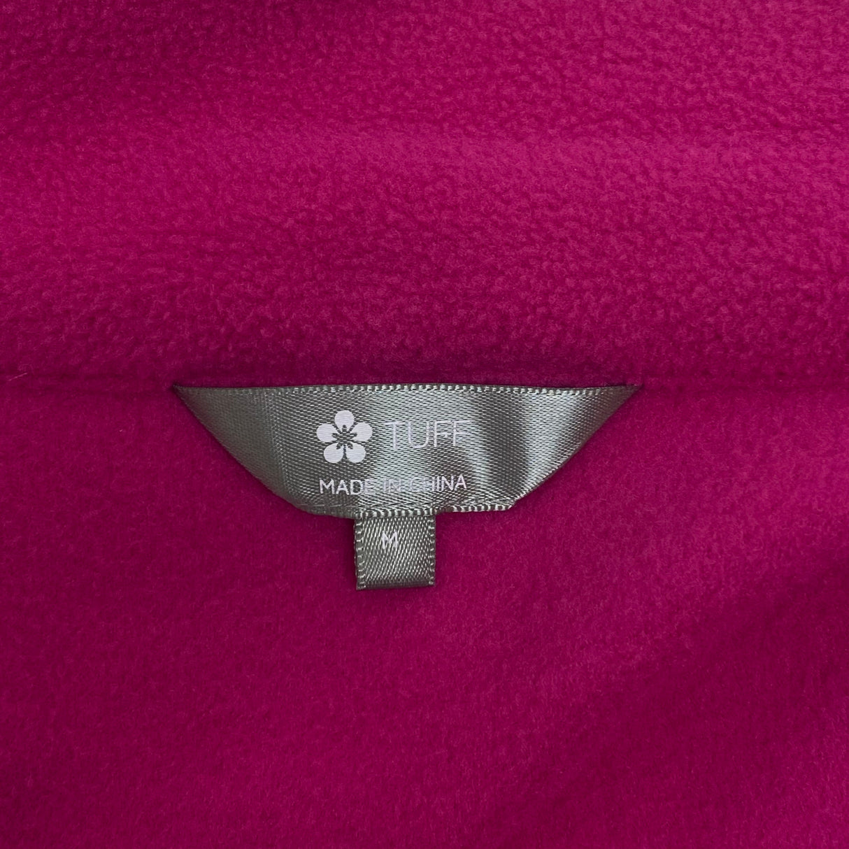 TUFF Women's Fleece Zip Up Jacket SIZE - Medium