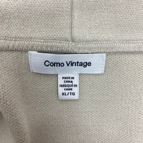 Como Vintage Women's Vintage Cardigan with Belt - Tan SIZE - Extra Large