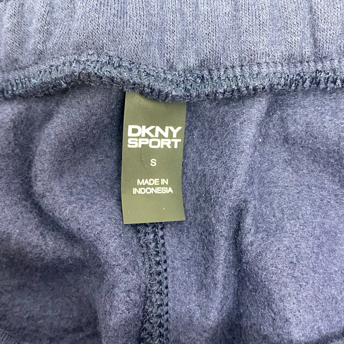 DKNY Women's Fleece Pant - Peacoat SIZE - Small