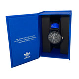 Adidas Originals Unisex Code One Black Dial Silicone Strap Watch