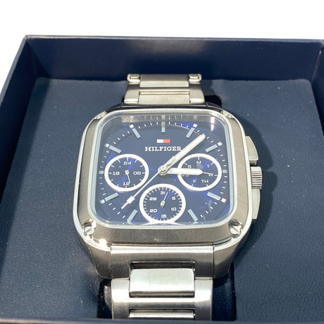 Tommy Hilfiger Men's Herald Stainless Steel Blue Dial Watch