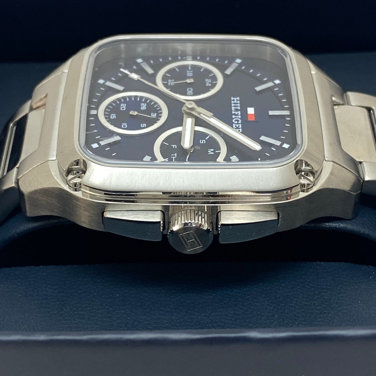Tommy Hilfiger Men's Herald Stainless Steel Blue Dial Watch