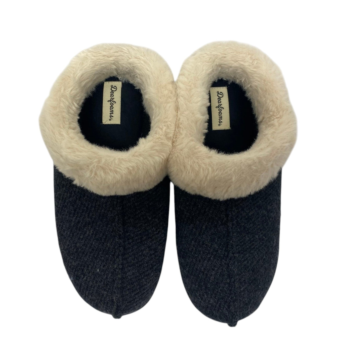 Dearfoam Dearfoam Women's Twill Clog Slipper - Black SIZE - Medium