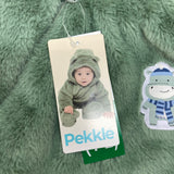Pekkle Kid's Sleepsuit - Olive Hippo - Size 18 Months