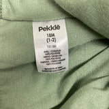Pekkle Kid's Sleepsuit - Olive Hippo - Size 18 Months