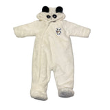 Pekkle Kid's Sleepsuit - White Panda - Size 9 Months