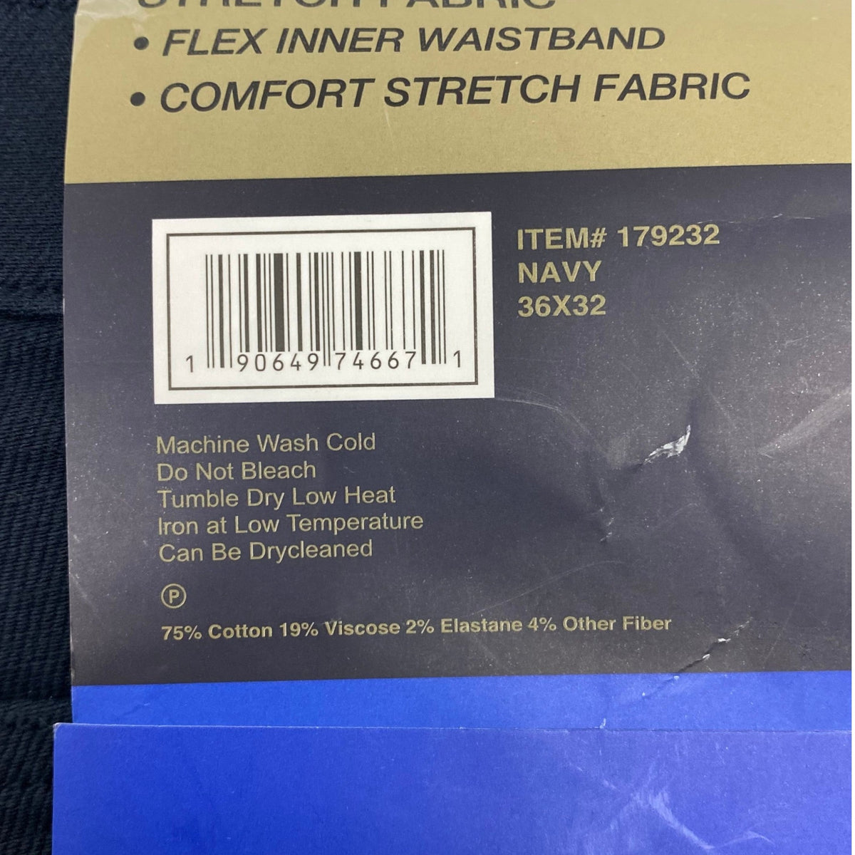 Jachs Men's 5 Pocket Pants - Navy SIZE - 36