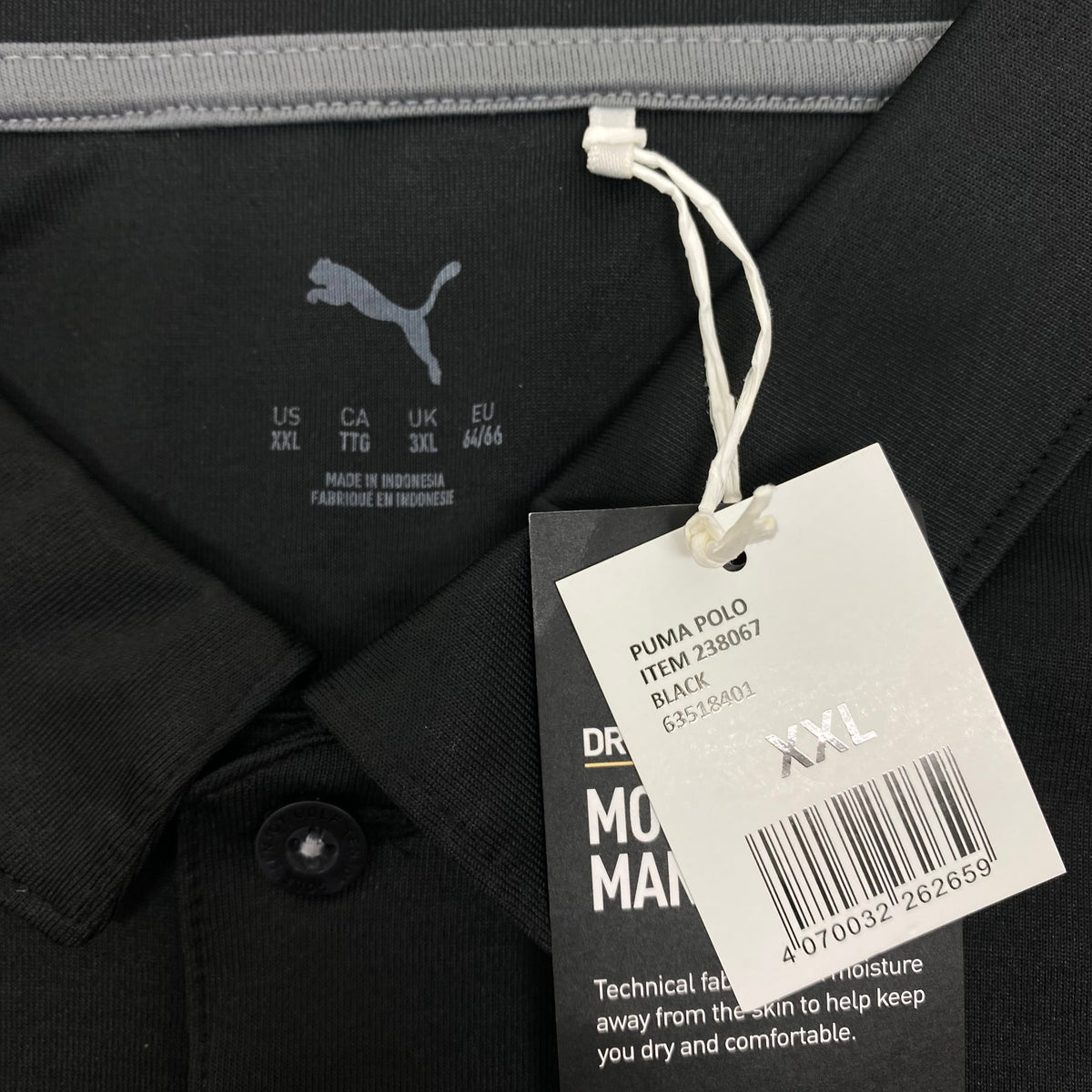 Puma Men's Active Polo SIZE - XXL