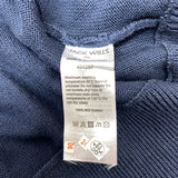 Jack Wills Men's 1/4 Zip Knit Sweatshirt - Navy SIZE - XXL