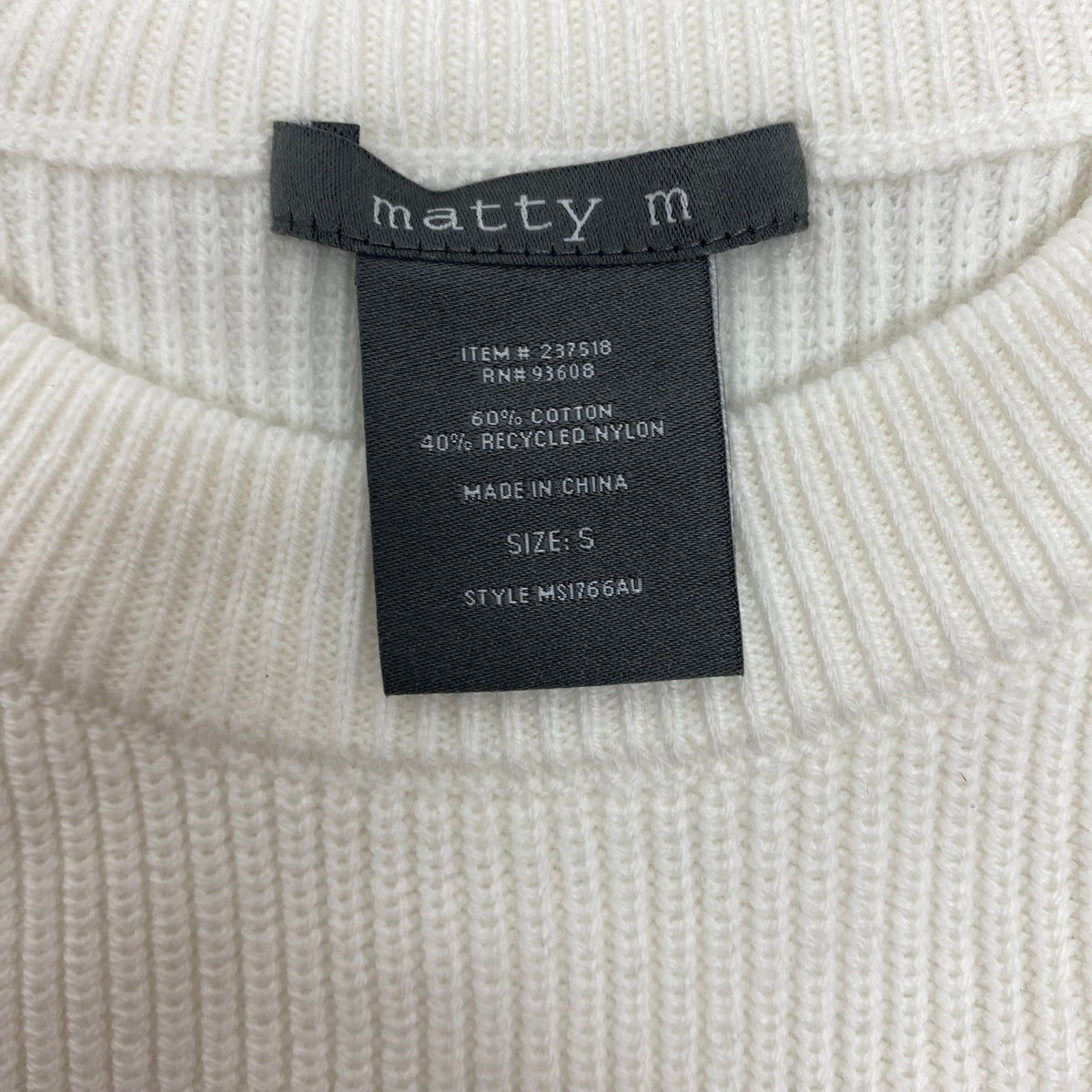 Matty M Women's Knit Sweater SIZE - Small