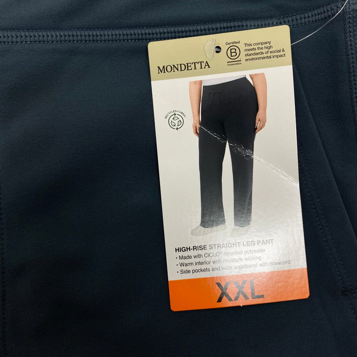 Mondetta Women's High-Rise Straight Leg Active Pant SIZE - XXL