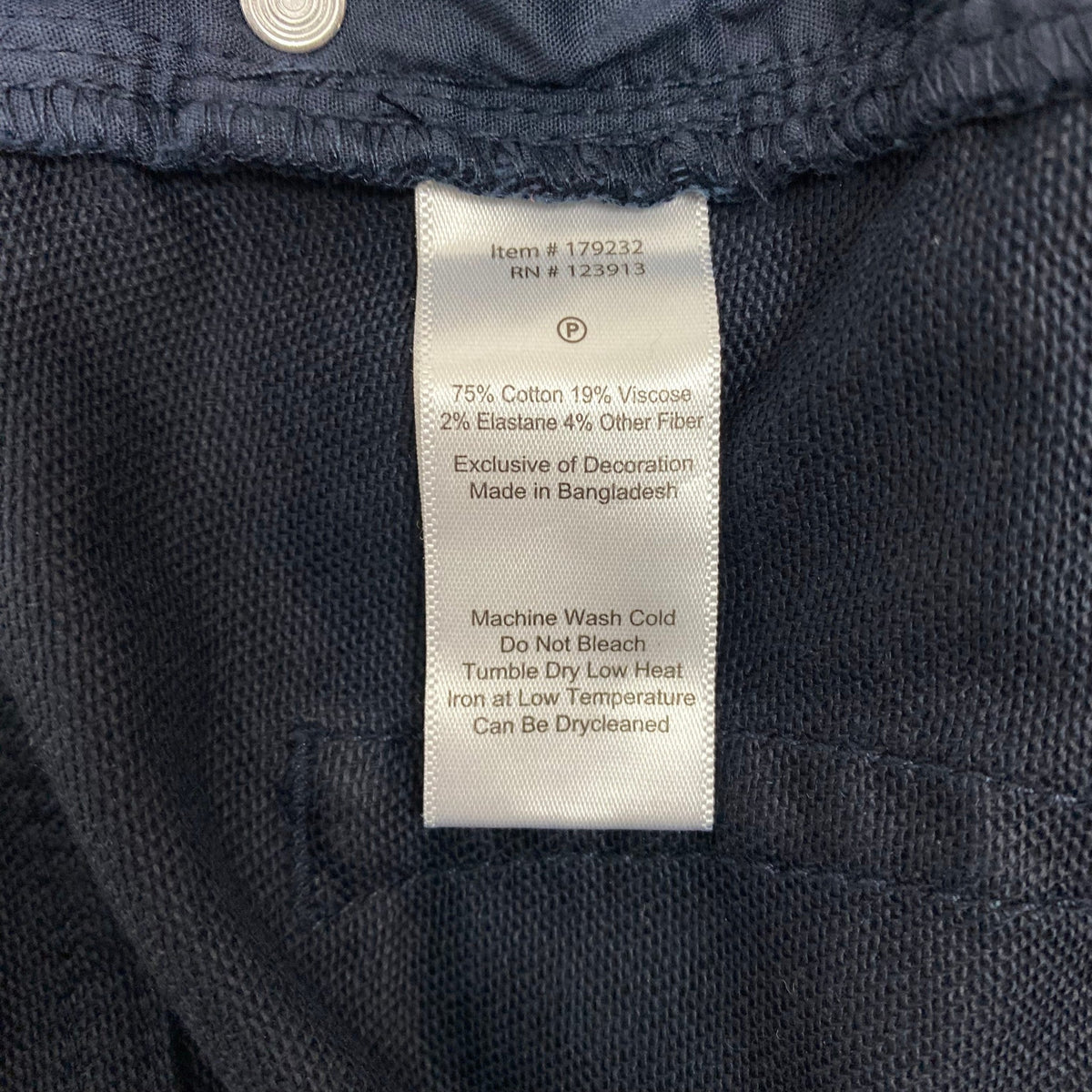 Jachs Men's Straight Fit Pants - Navy SIZE - 38