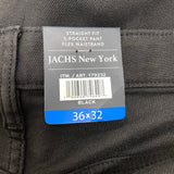 Jachs Men's Straight Fit Pants - Black SIZE - 36