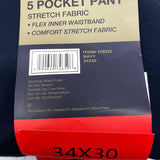 Jachs Men's Straight Fit Pants - Navy SIZE - 34