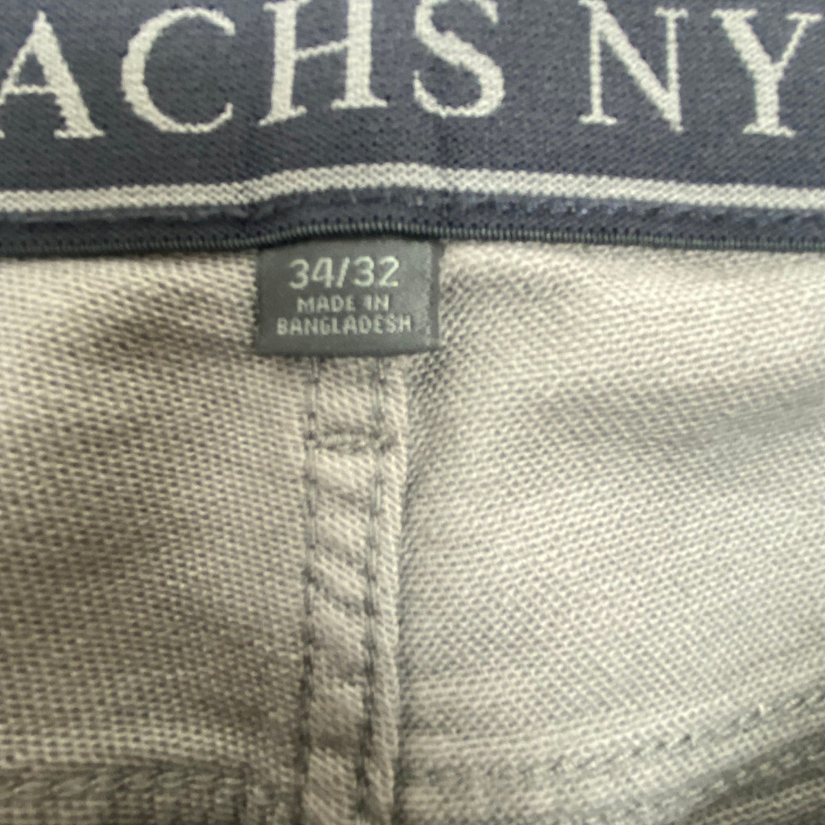 Jachs Men's Straight Fit Pants - Grey SIZE - 34