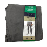 Jachs Men's Straight Fit Pants - Grey SIZE - 38