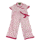 Kate Spade Women's 2 Piece Capri Pyjama Set - Strawberry SIZE - Small