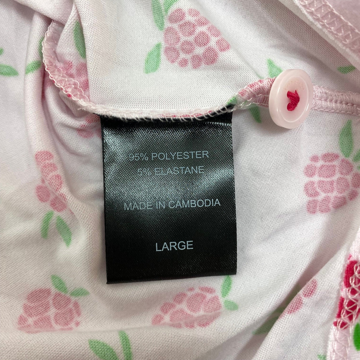 Kate Spade Women's 2 Piece Capri Pyjama Set - Strawberry SIZE - Large