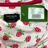 Kate Spade Women's 2 Piece Capri Pyjama Set - Strawberry SIZE - Large