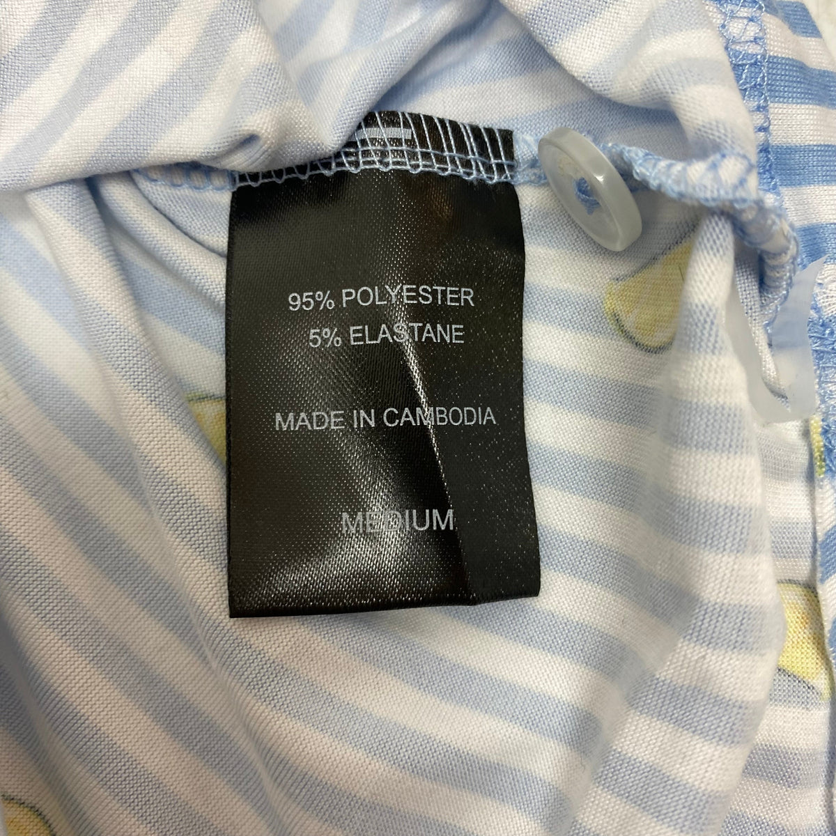 Kate Spade Women's 2 Piece Capri Pyjama Set - Lemon SIZE - Medium