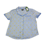 Kate Spade Women's 2 Piece Capri Pyjama Set - Lemon SIZE - Medium