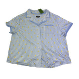 Kate Spade Women's 2 Piece Capri Pyjama Set - Lemon SIZE - XXL
