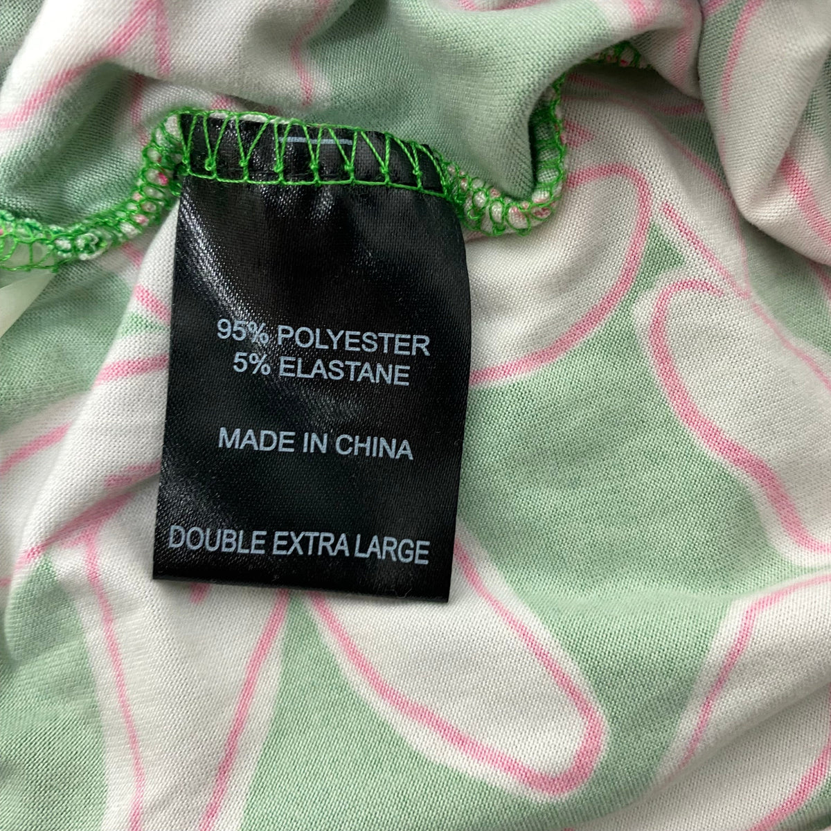 Room Service Women's Summer Pyjama Set - Green Floral SIZE - XXL
