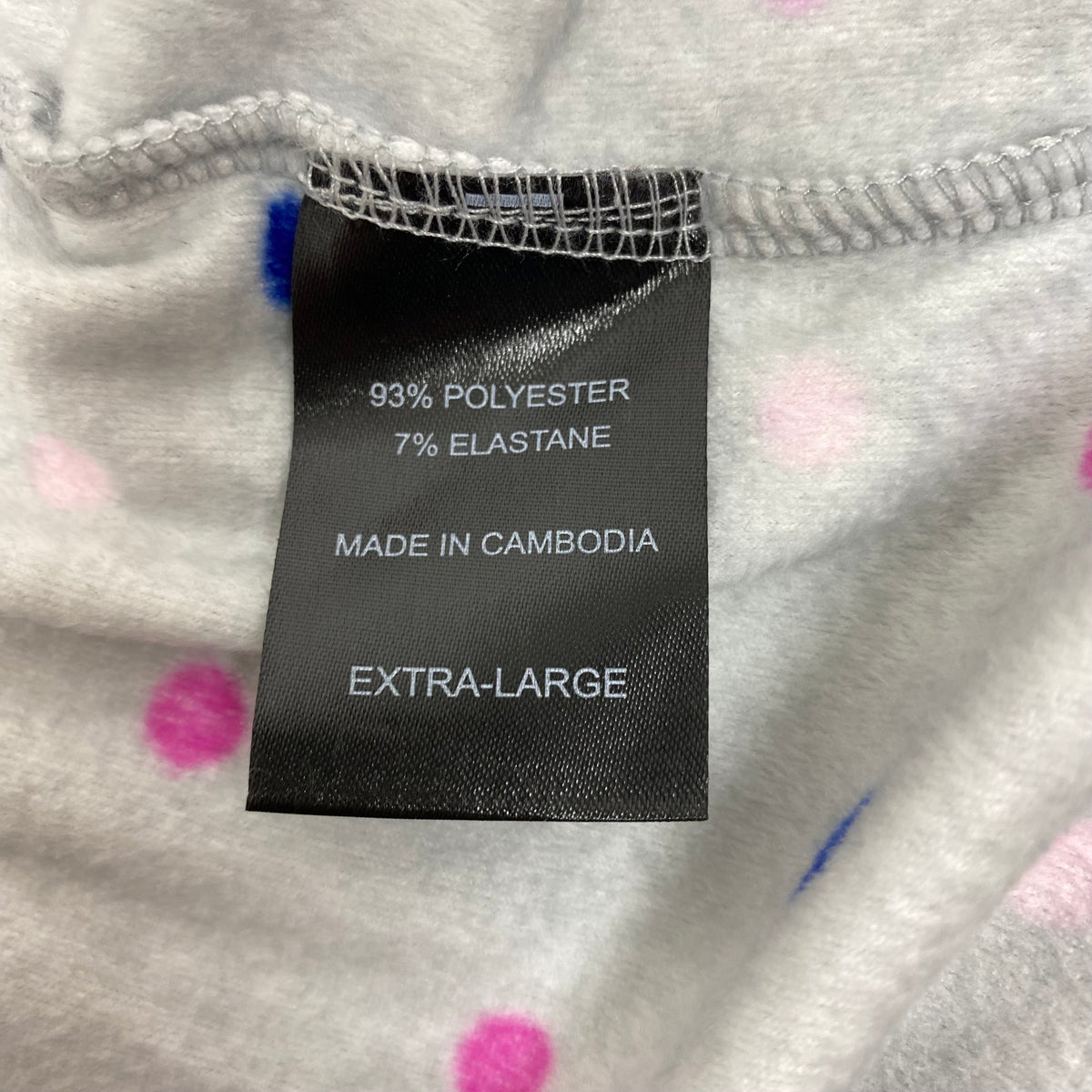 Kate Spade Women's 2 Piece Velour Pyjama Set - Polka Dot SIZE - Extra Large