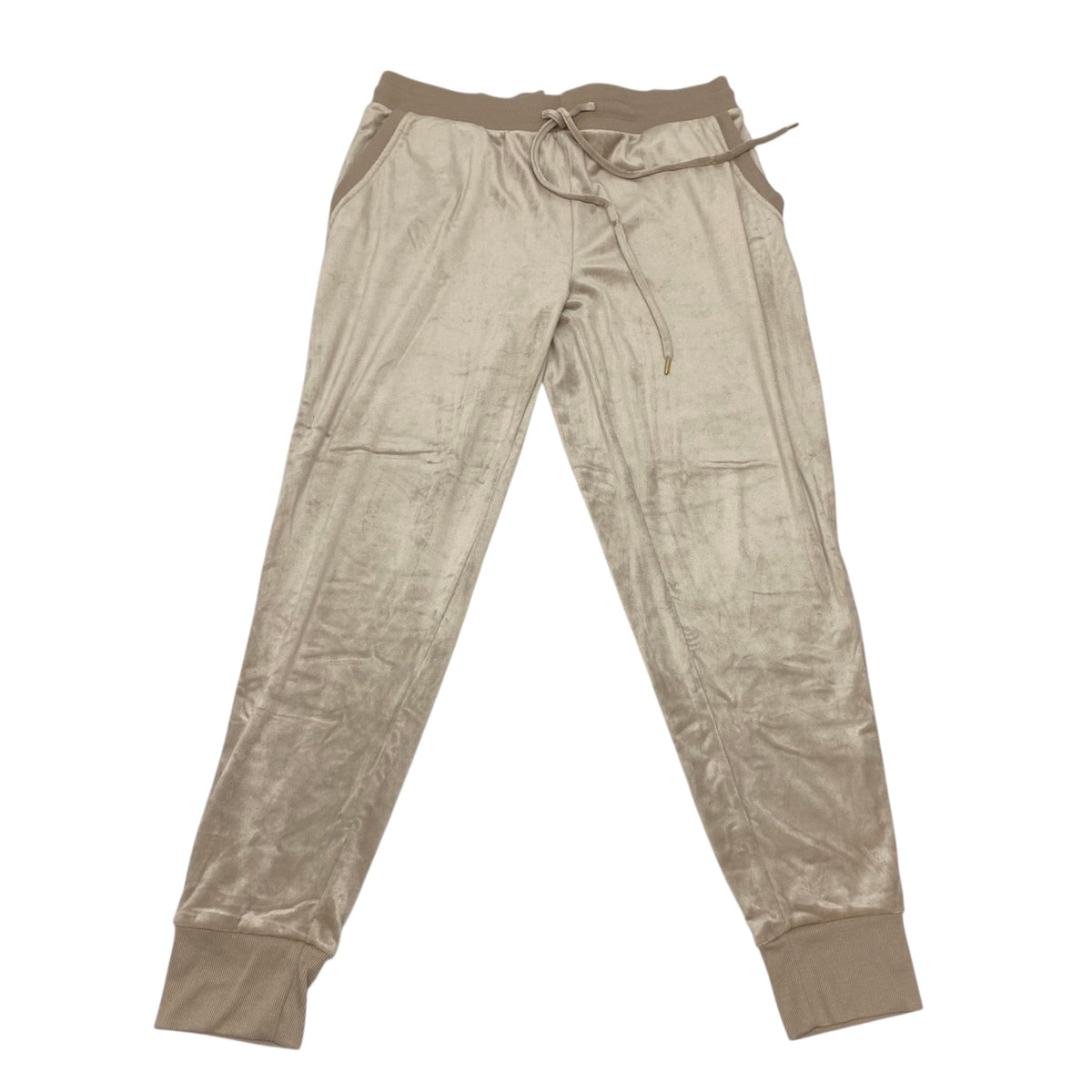 Jezebel Women's 2 Piece Velour Lounge Set - Tan SIZE - Extra Large