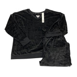 DKNY Women's 2 Piece Stretch Velour Lounge Set SIZE - XXL