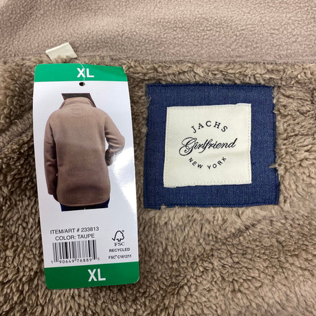 Jachs Women's Fleece Shacket - Taupe SIZE - Extra Large