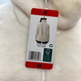 32 Degrees Women's Faux Fur Zip Up Jacket - Cream SIZE - Medium